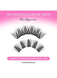 FADLASH Lash Clusters Diy Eyelash Extensions 154 Clusters Lashes D Curl 0.07 Natural Individual Lash Extensions Mixed Tray False Eyelashes Soft & Strong Thin Band Diy At Home (F20+F210.07D 816Mm)  - Image 5