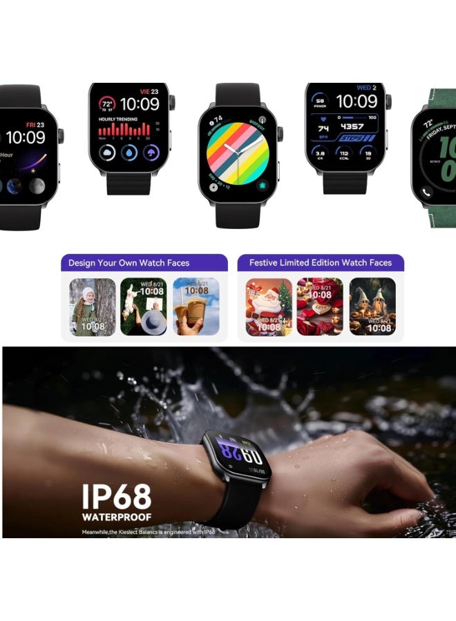 KIESLECT Kieselect Smart Calling Watch - Black - Smart Watch - Image 4