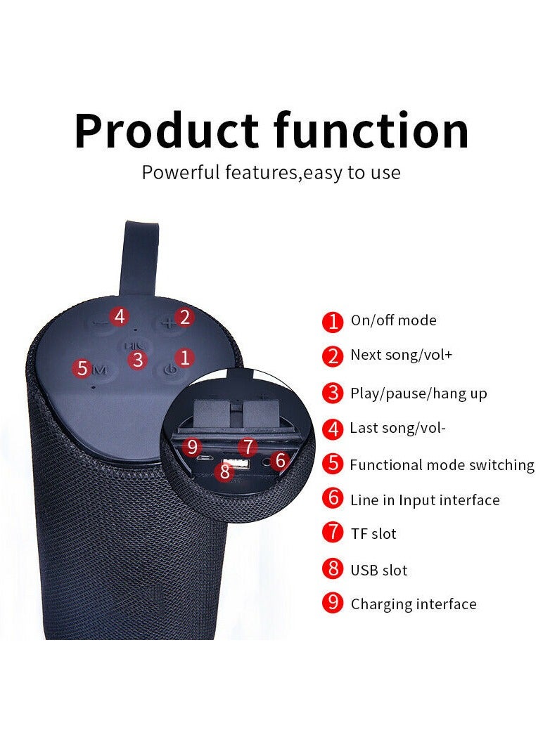 PAMEER Portable Rechargeable Speaker Waterproof Bluetooth Mini Wireless Speakers for Mobiles and Laptop Long-Range Bluetooth Stereo Sound 10W 5 Hr Play Time - Image 5