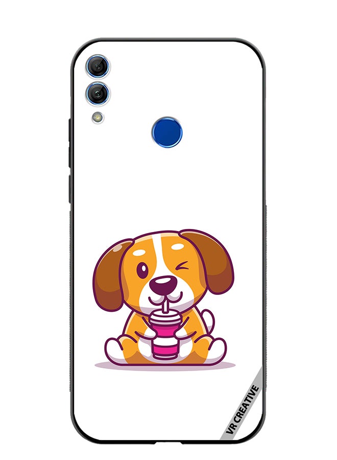 VR CREATIVE Protective Case Cover For Honor 10 Lite Cute Dog Design Multicolour
