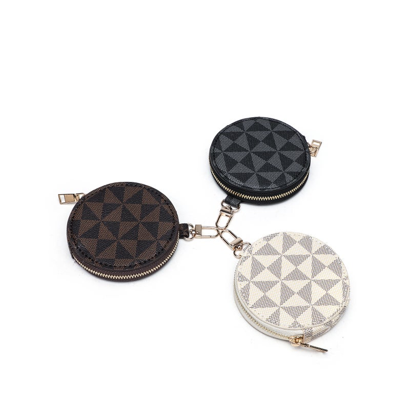 Mini Small Bag Vintage Pendant Bag Printed Earphone Bag Coin Purse Wide Shoulder Strap Accessories Hanging Middle Ancient Bag - Image 4