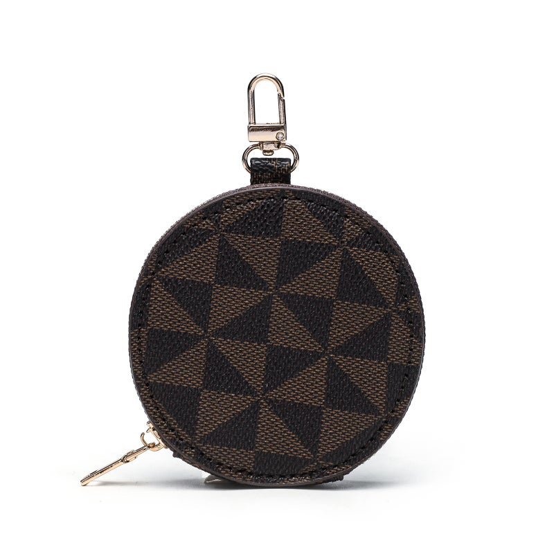 Mini Small Bag Vintage Pendant Bag Printed Earphone Bag Coin Purse Wide Shoulder Strap Accessories Hanging Middle Ancient Bag - Image 3