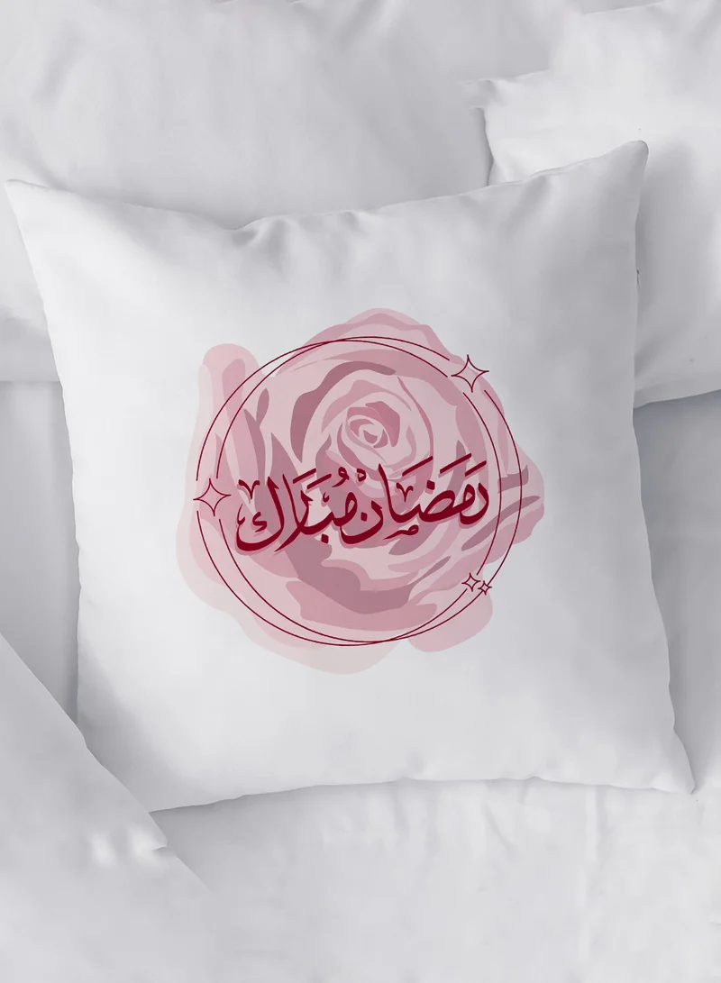لوحة غطاء وسادة من البوليستر بتصميم رمضان مبارك