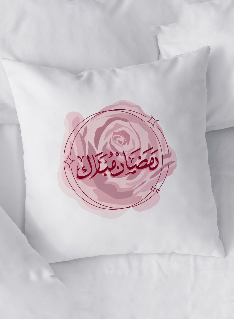 لوحة غطاء وسادة من البوليستر بتصميم رمضان مبارك - Image 1