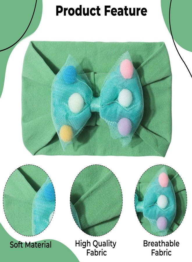 BEMBIKA Baby Headband The Ultimate Hairband For Baby Girl Kids’ Elastic Headbands Girls Head Band and Hair Accessories Soft And Strechy-(Green) - Image 4