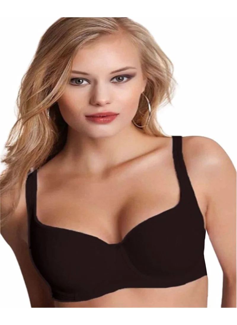 إن بي بي 2 Pieces 3613 Gathering Covered Underwire Basic Bra (B C D Cap