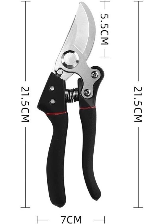 Netodak - Garden Pruning Shears Flower Pruning Shears Branch Cutting Shears Steel Bladed Scissors - Image 1