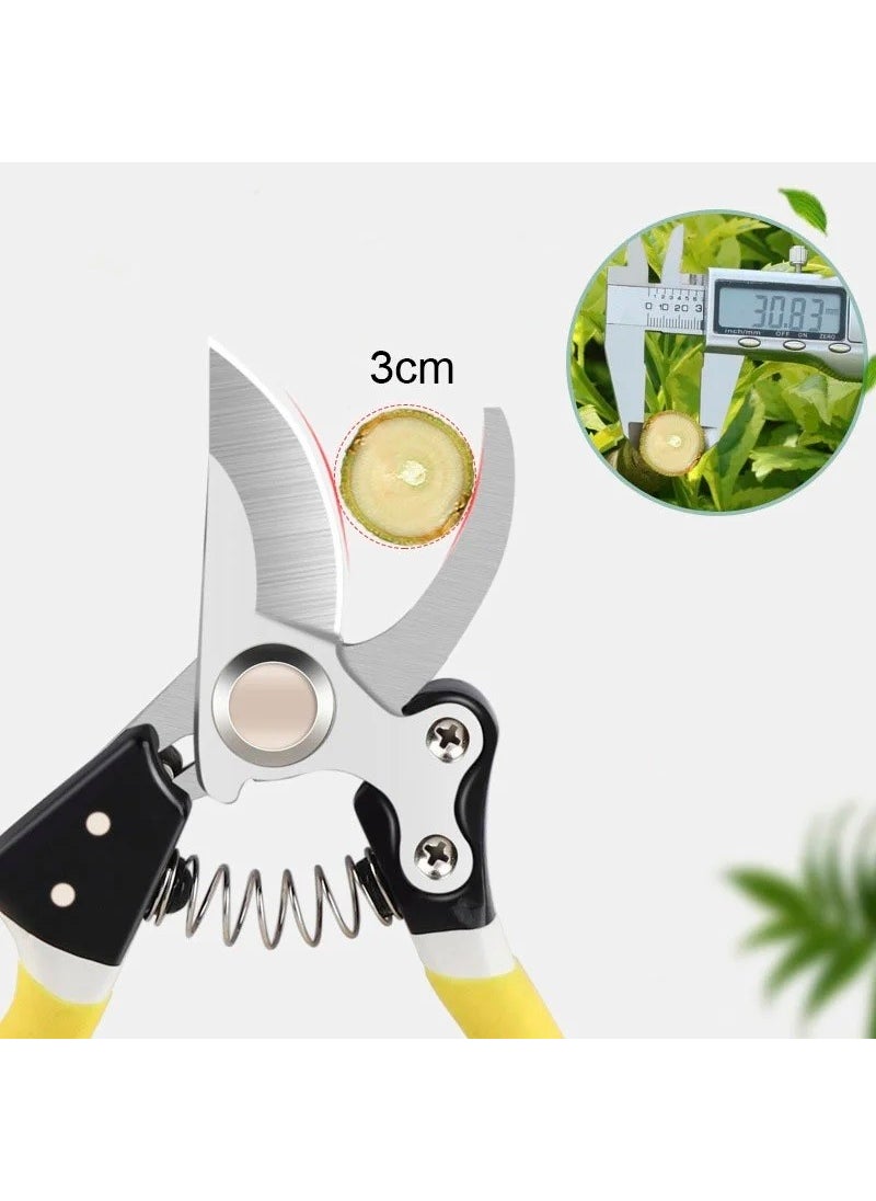 Netodak - Garden Pruning Shears Flower Pruning Shears Branch Cutting Shears Steel Bladed Scissors - Image 1