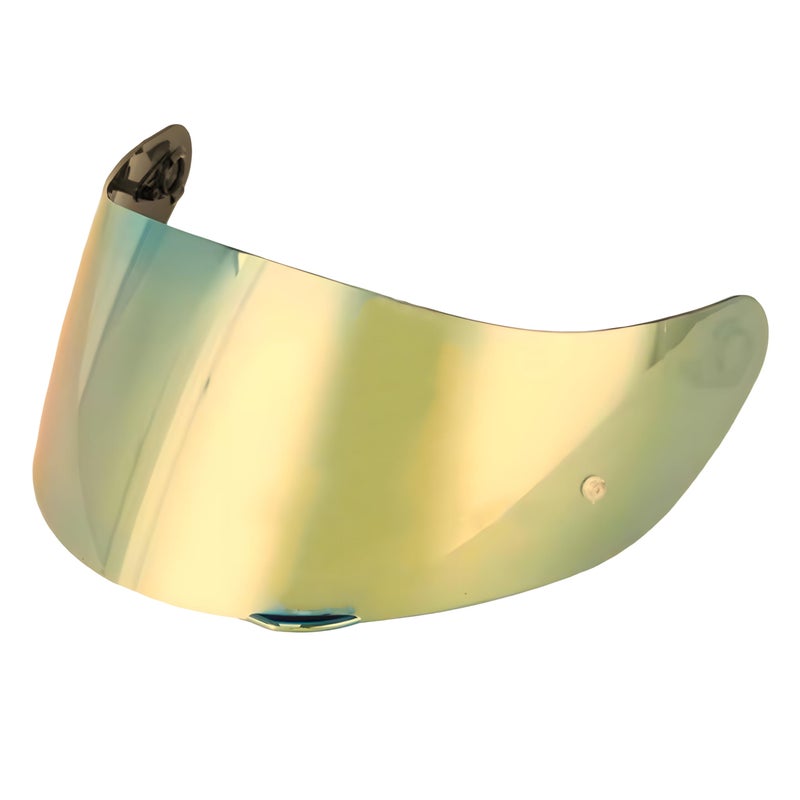 Generic Guajiro | Visor Compatible with AGV GT2 | K1 | K5 | K5S | K3SV | S4SV | COMPACT | DUCATIV2 | HORIZONT | NUMO | Stealth | Strada | Polycarbonate Screen. Compatible with Pinlock (Gold)  - Image 1
