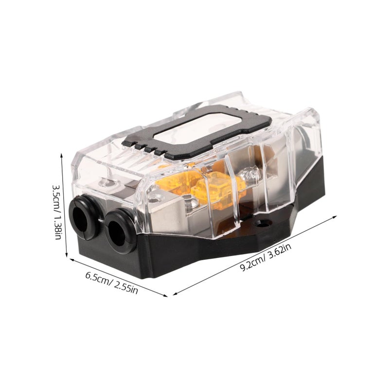 80A Car Amplifier Fuse Block With Marine Grade Cover 9.20x6.50x3.50CM Easy Install - Image 3