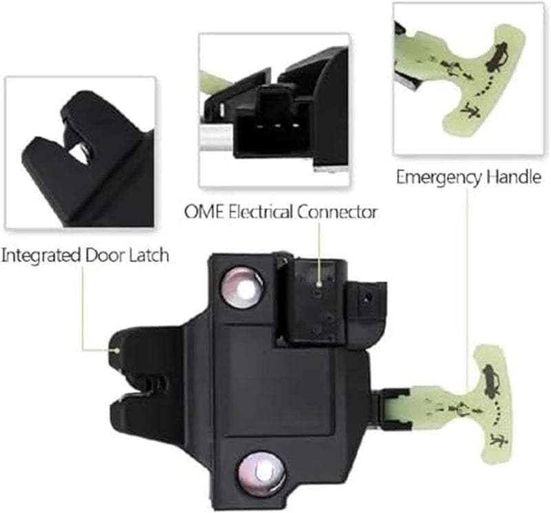 DEMULAX Rear Trunk Lock Actuator for Toyota Camry 2007-2011 - Image 2