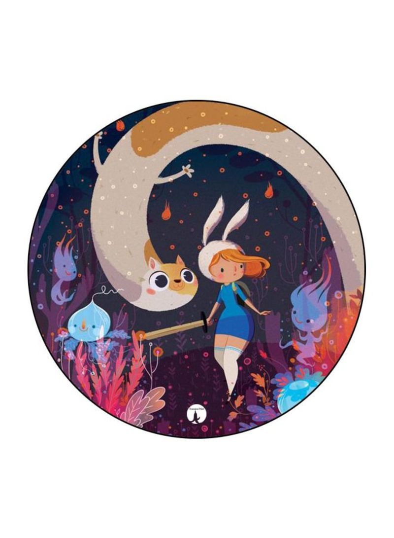 RKN Adventure Time Printed Mouse Pad  Yellow/Blue/k