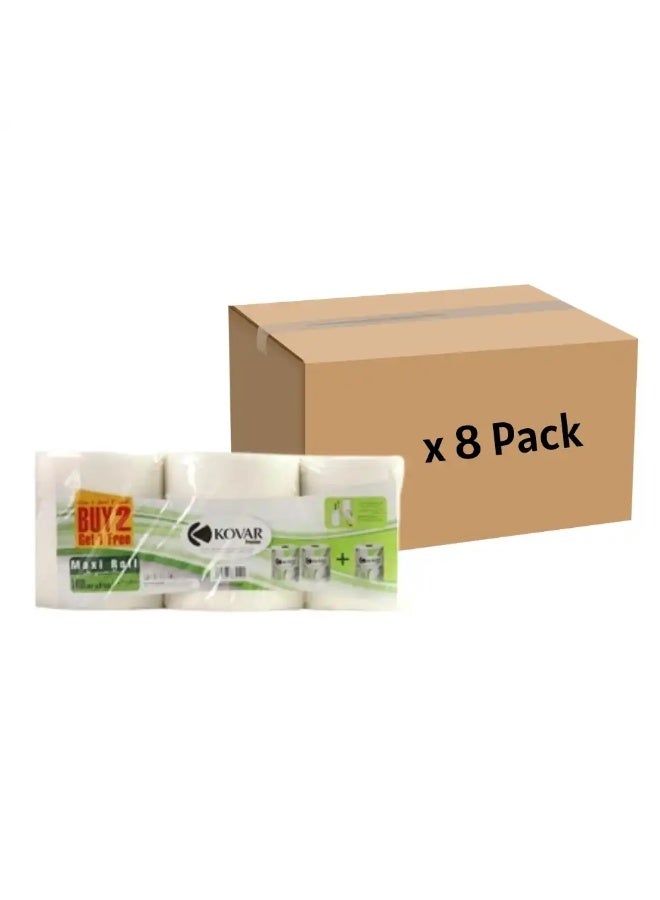 Kovar Maxi Bulk 8 Pack Tissue Roll Set- 3pcs - Image 1
