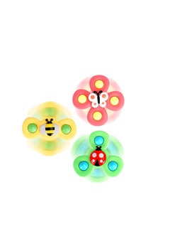ORiTi ORiTi 3PCS Suction Cup Spinner Toys for 1 2 Year Old Boys  - Image 2