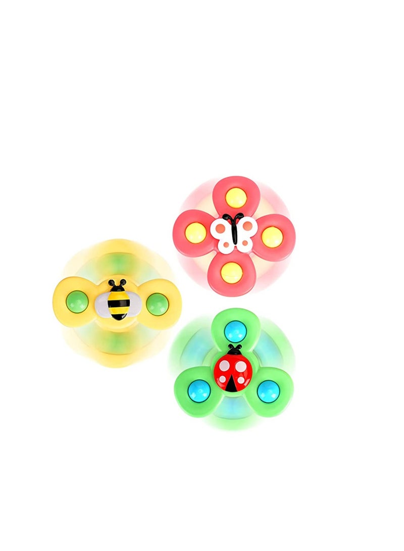 ORiTi ORiTi 3PCS Suction Cup Spinner Toys for 1 2 Year Old Boys - Image 2