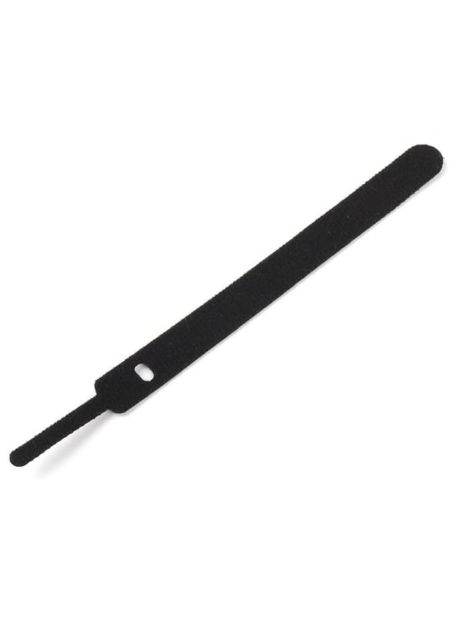 JZS Reusable Cable Ties,100PCS Adjustable Cord Straps, Cable Organizer, Cord Wrap and Hook Loop Cords Management,110mm,Black