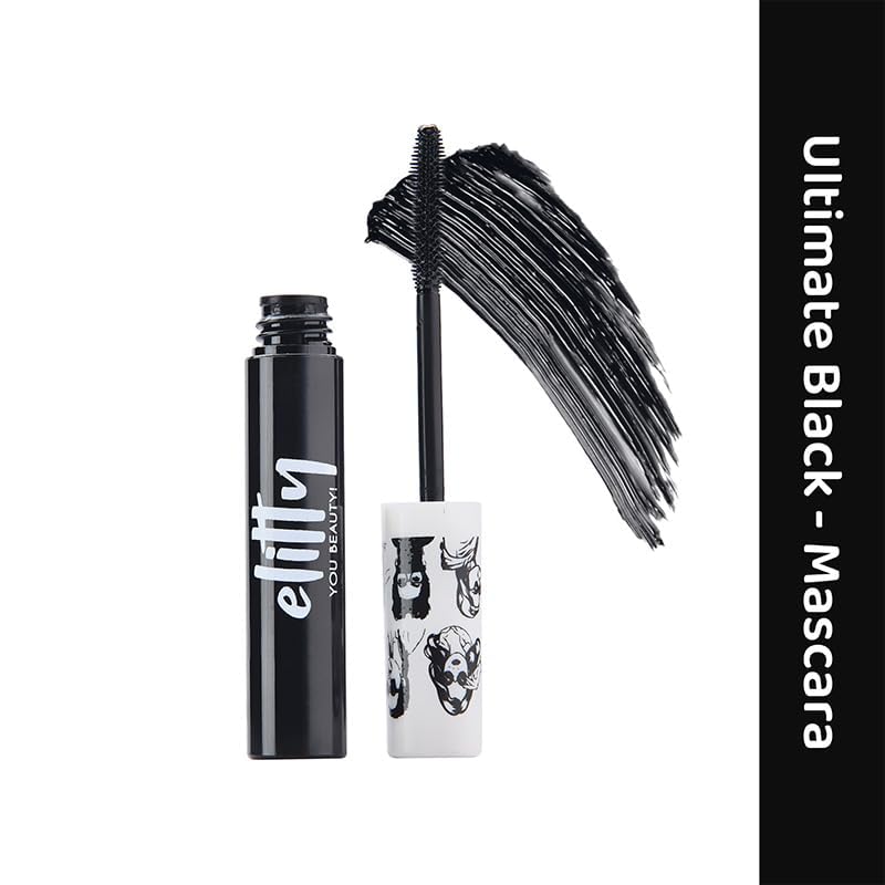 Elitty TrendBurst Tripple Lash Mascara Combo Waterproof Smudge proof Crumfree Curling and lengthening Infused with Witch Hazel and Almond Oil Vegan Cruelty Free Makeup for Teenagers - Image 2