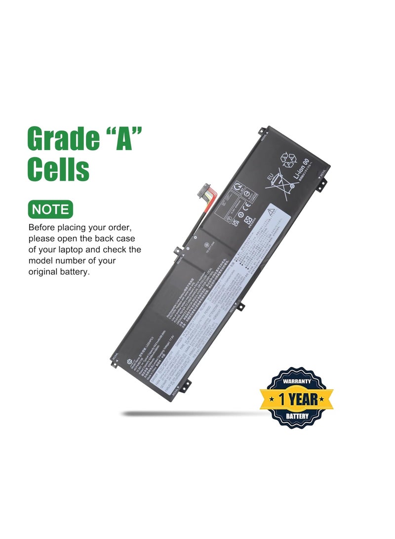 Terabyte L22D4PC3 Laptop Battery for Lenovo Legion S7 16IRH8 16APH8 Legion 9 16IRX8 16IRX9 Series SB11K39159 5B11K39160 SB11N45992 5B11N45966 L22M4PC3 SB11K39156 L22C4PC3 15.56V 99.9Wh - Image 4