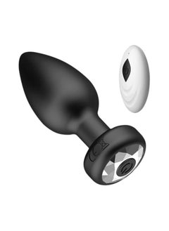 Wireless Remote Control Massager with Silver Crystal