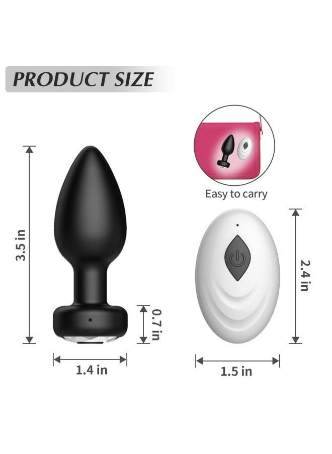 Captaintech - Wireless Remote Control Massager with Silver Crystal - Image 1