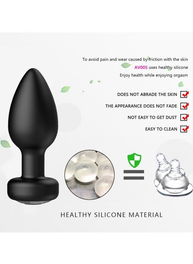 Captaintech - Wireless Remote Control Massager with Silver Crystal - Image 1