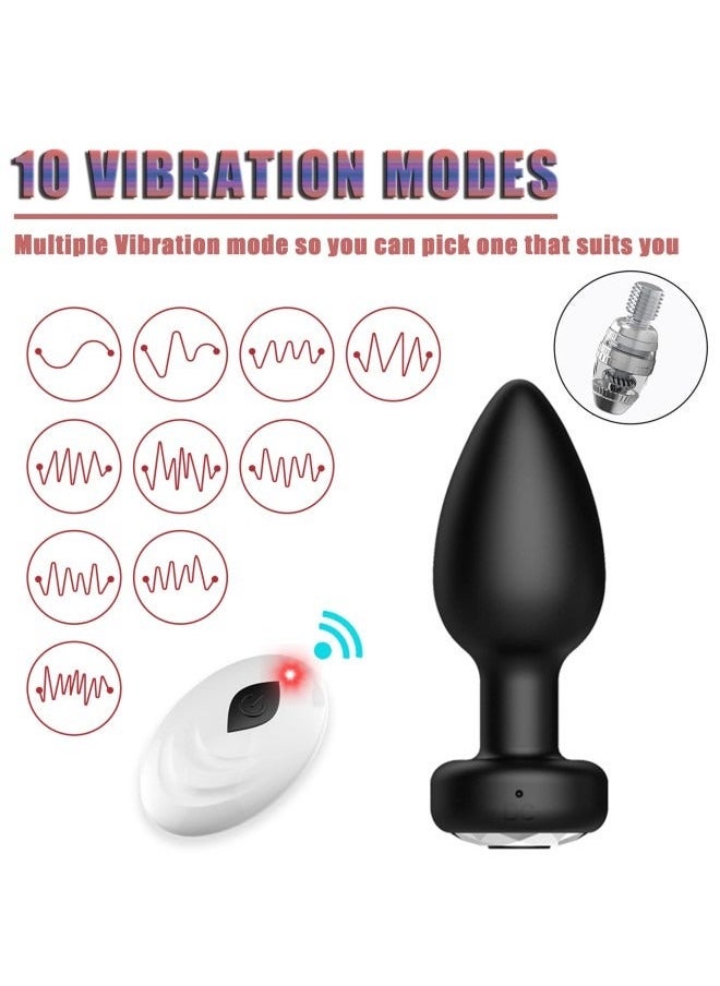 Captaintech - Wireless Remote Control Massager with Silver Crystal - Image 1
