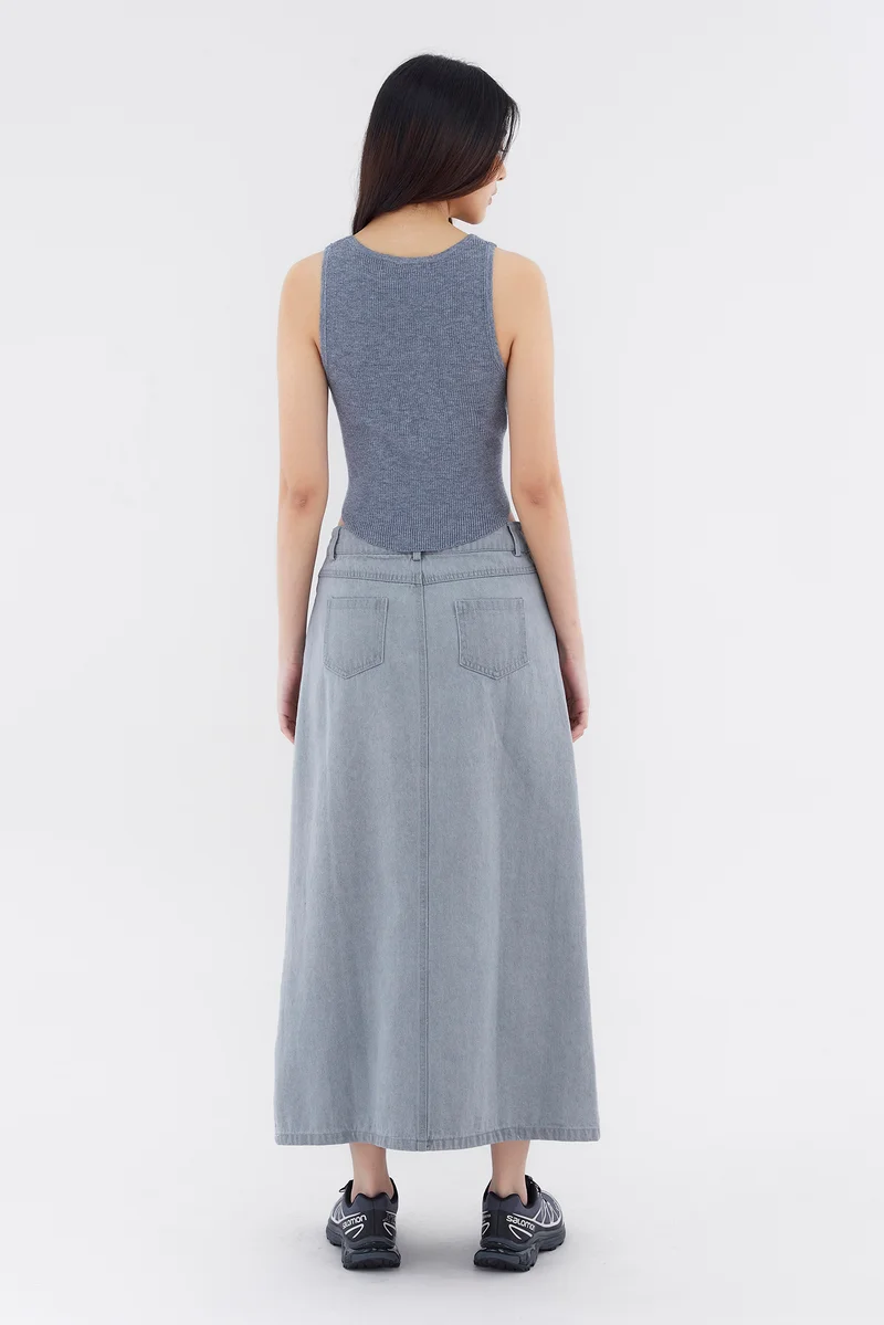The Editor's Market Kezia Side-Slit Tank