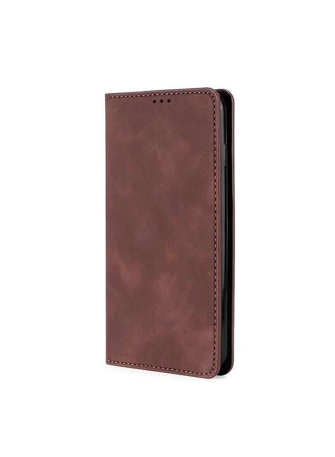 Zaboon Case For Google Pixel 7 5G Skin Feel Magnetic Horizontal Flip Leather Phone Case - Image 2