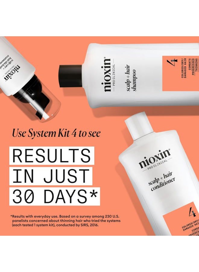 Nioxin علاج مكثف للشعر + علاج لفروة الرأس | للشعر الطبيعي مع ترقق متقدم | زيادة كثافة الشعر ضد التكسر مع النياسيناميد والبيوتين | 6.8 أونصة سائلة - Image 5