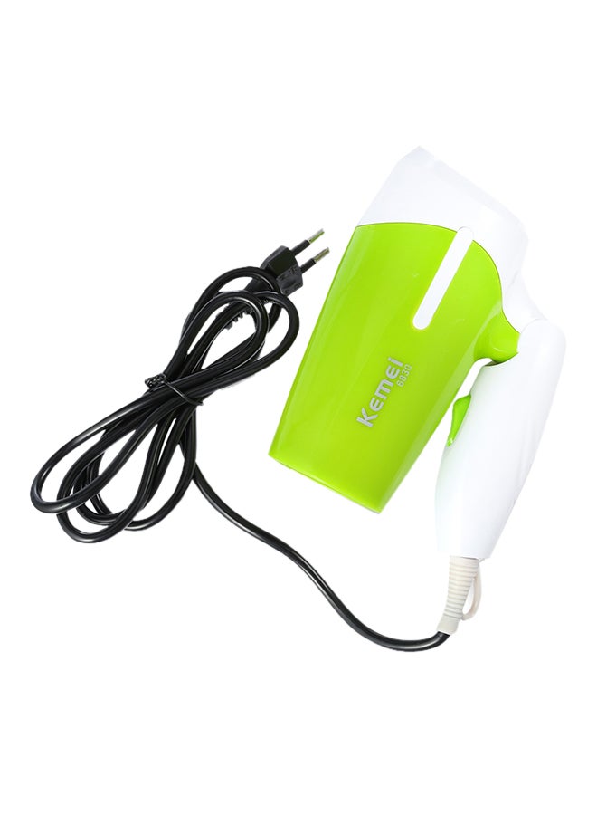 Kemei Electric Folding Blow Dryer Km - 6830 Green/White - Image 1