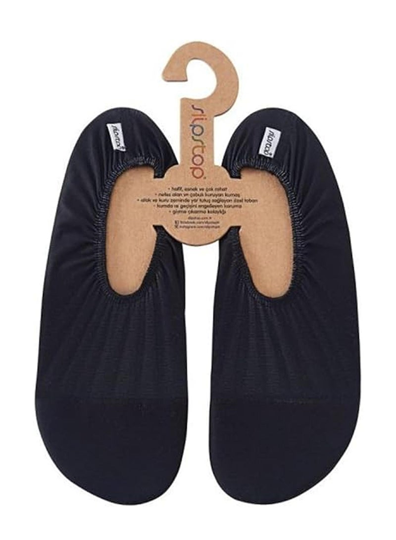 Slipstop Black Non Slip Water and Beach Shoes UPF 50 Plus Sun Protection Lightweight Quick Dry Swim Ready Footwear Adult Solid Color - Image 2