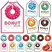 Engrowtic 30 Pcs Valentines Day Donut Stress Balls for Kids with Funny Valentines Cards Donut Squeeze Toys for Girls Boys Classroom Exchange Gifts Stress Relief Balls for Valentines Birthday Party - Image 2