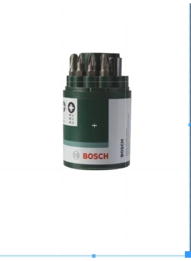 طقم لقم مثقاب من 9 قطع أسود/أخضر