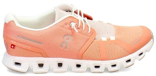 On Women's Cloud 5 Sneakers, Flamingo/Pearl, 7 Medium US - Image 4