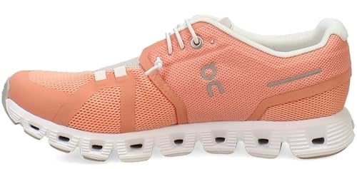 On Women's Cloud 5 Sneakers, Flamingo/Pearl, 7 Medium US - Image 1