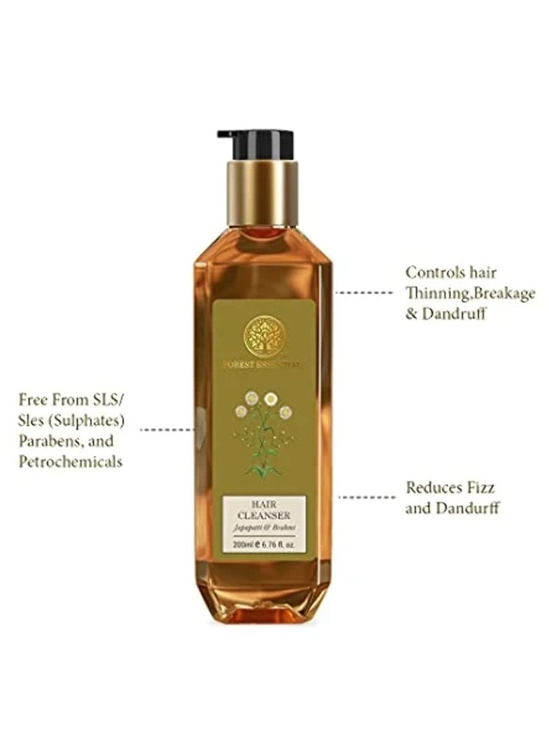 Forest Essentials Forest Essentials Travel Size Hair Cleanser Japapatti Brahmi Shampoo 200ML  - Image 3