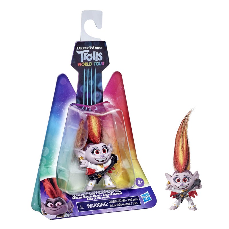 DREAMWORKS TROLLS World Tour Grand Finale Barb, Collectible Doll with Guitar Accessory, Toy Figure Inspired by The Movie, Kids 4 and Up - Image 4