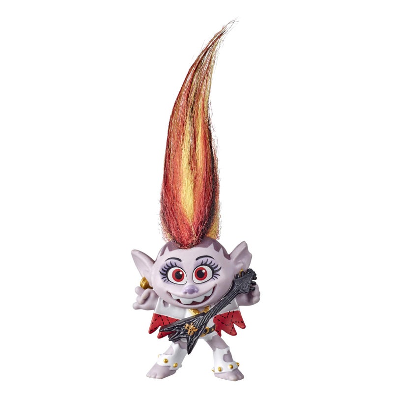 DREAMWORKS TROLLS World Tour Grand Finale Barb, Collectible Doll with Guitar Accessory, Toy Figure Inspired by The Movie, Kids 4 and Up - Image 1
