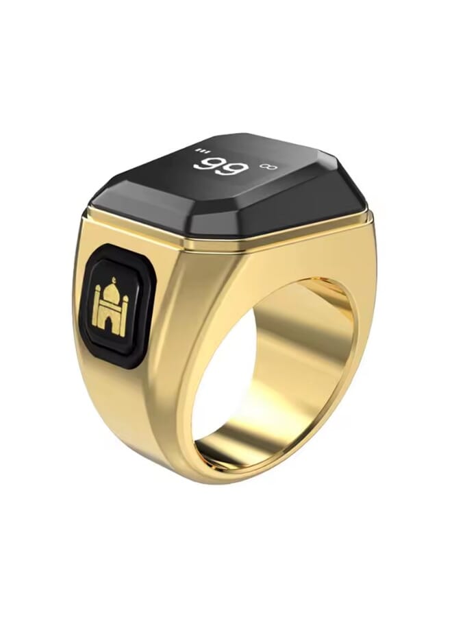 بستوش خاتم الذكر الدائري الذكي مع تذكير بالاهتزاز وعداد التسبيح واتصال بلوتوث مع صندوق الشحن - Image 1