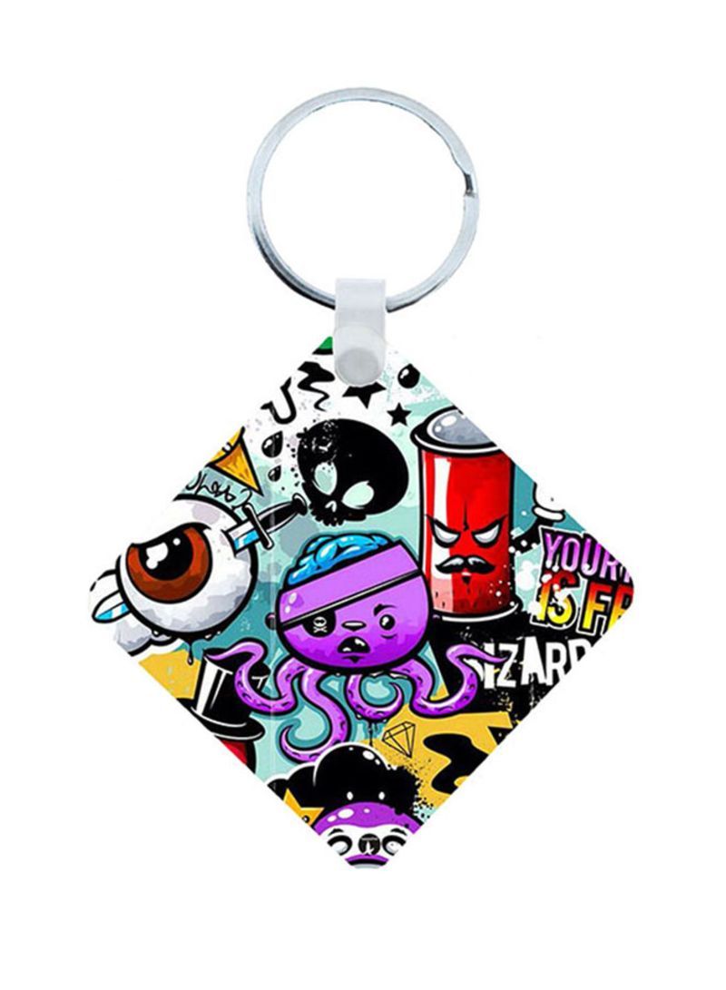 RKN Random Stuff Wooden Keychain