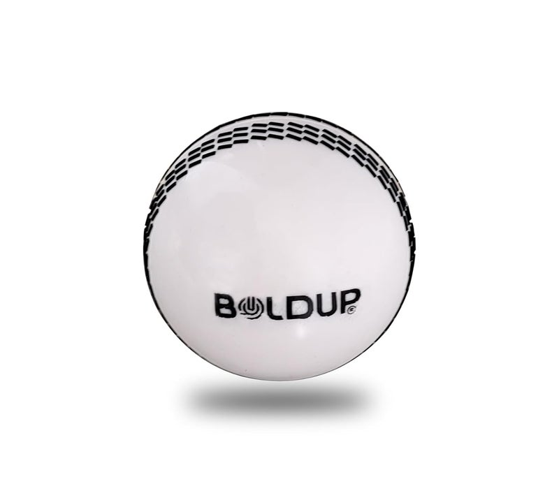 IFOLDUP Practice Cricket Ball | Wind Balls | Swing Ball | Indoor & Outdoor Street & Beach Cricket | Synthetic Match Practice Training (Combo of 3Pc White+Orange+RED Cricket Ball) - Image 5