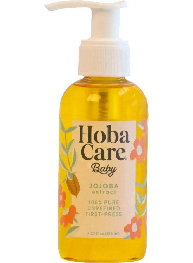 hobacare Baby Jojoba Oil 100% Pure Unrefined Cold Pressed Moisturizer For Skin Hair & Beard (4.22 Fl Oz / 125 Ml) - Image 2