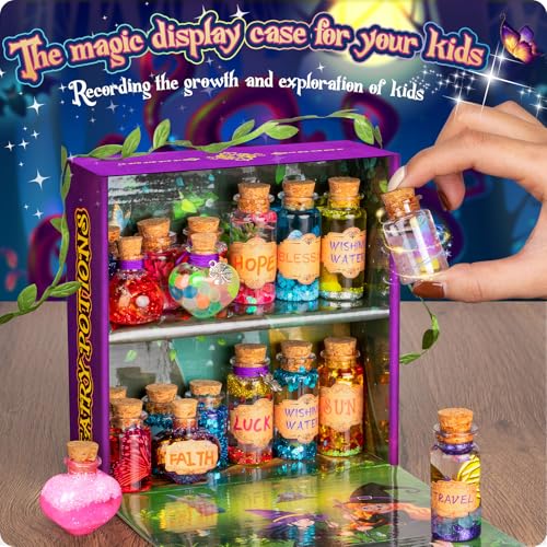 Alritz Fairy Potions Kit, Magic Mix Kit 20 Bottles, Christmas Gifts Decorations Ornaments Garden Crafts Birthday Gifts Toys for Girls and Boys 6 7 8 9 10 11 12+Years Old Families Party Indoor Outdoor - Image 3