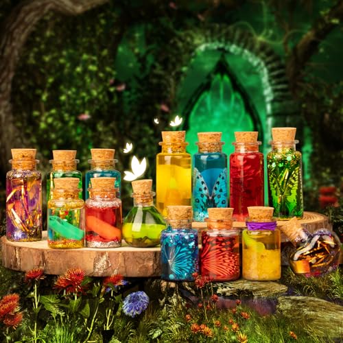 Alritz Fairy Potions Kit, Magic Mix Kit 20 Bottles, Christmas Gifts Decorations Ornaments Garden Crafts Birthday Gifts Toys for Girls and Boys 6 7 8 9 10 11 12+Years Old Families Party Indoor Outdoor - Image 5