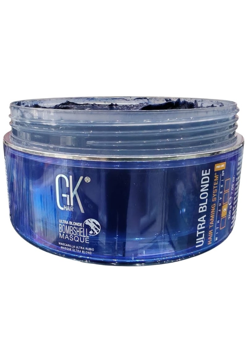 جي كيه هير قناع لون توحيد لون الشعر يدوم طويلاً لجميع أنواع الشعر 200 مل - Image 2