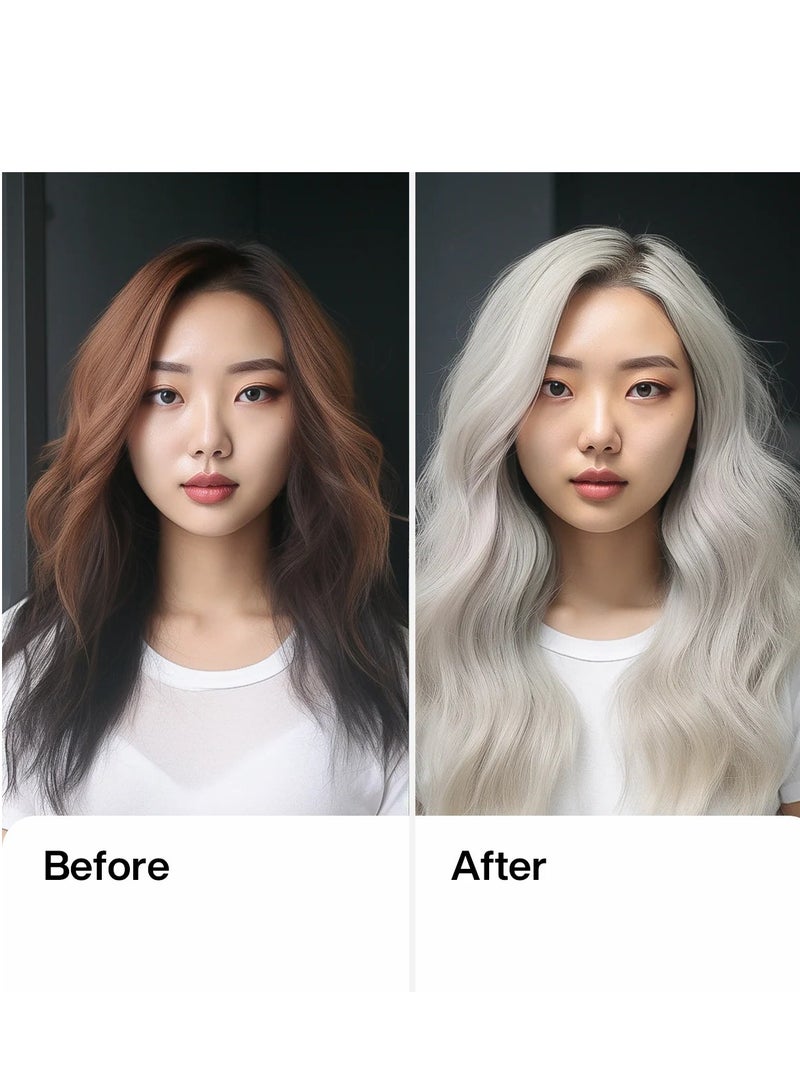 جي كيه هير قناع لون توحيد لون الشعر يدوم طويلاً لجميع أنواع الشعر 200 مل - Image 3