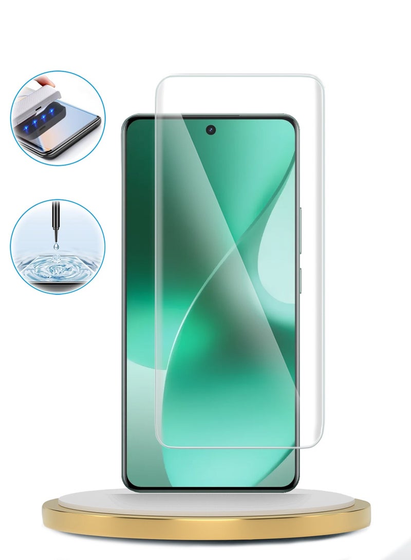 Wtech [2 PACK] Realme 15 Pro 5G 2025 Premium Curved Edges UV Full Glue Full Cover Tempered Glass Screen Protector (MSGUCN) - Clear - Image 4