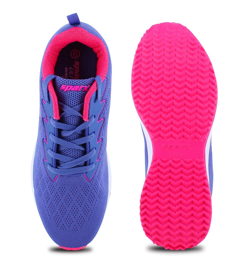 SPARX Women SL-189 Marlin Blue Pink Sports Shoes (SX0189LBMPK0006) - Image 2