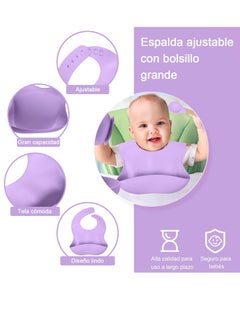 Gonice Silicone Tableware, 8-Piece BPA-Free Silicone Tableware Set Includes Suction Cup Plate, Suction Cup Bowl  - Image 3