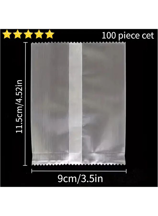 Non Stick Frosted Baking Bags 3.94x5.31 Inch Pre Cut For Candy Cookie Snack Packaging - Image 5